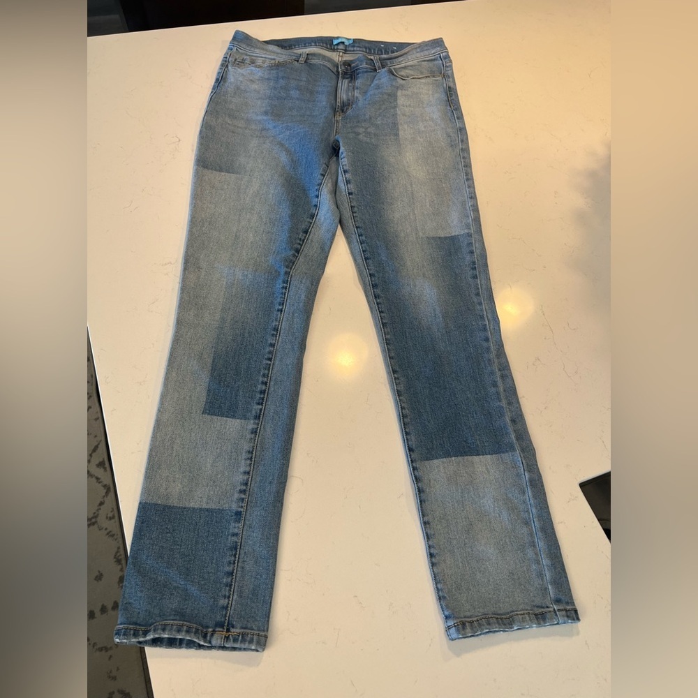 J Mclaughlin Womens Jaycie Patchwork Two Tone Dis… - image 1